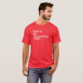 TAILGATING RED WHITE T-SHIRT (Voorkant volledig)