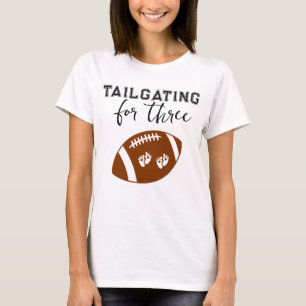 Tailgating voor drie zwangere Footballs T-shirt