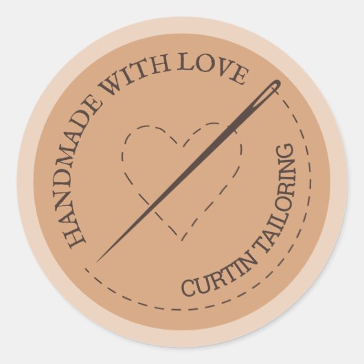 Tailing Business Ronde Sticker (Voorkant)