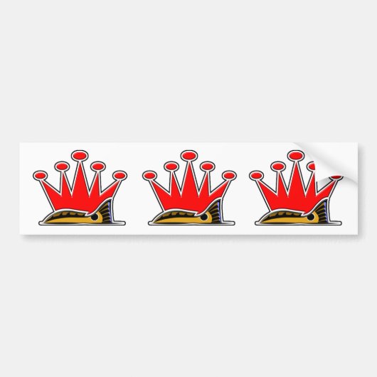 Tailing Crown Bumpersticker (Voorkant)