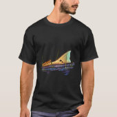 Tailing Redfish Red Drum Fish Shirt Redfish Tail (Voorkant)