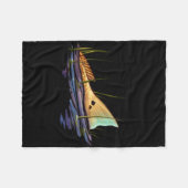 Tailing Redfish Red Drum Fish Shirt Redfish Tail  Fleece Deken (Voorkant (Horizontaal))