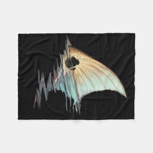 Tailing Redfish Redfish Tail Red Drum Fish Shirt  Fleece Deken (Voorkant (Horizontaal))