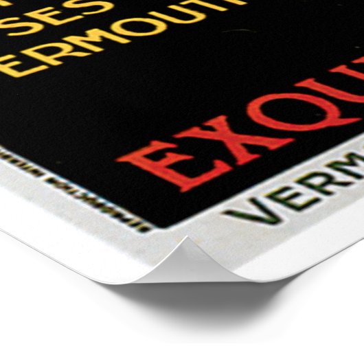 Taillan Aperitifs  Drink en kunst Poster (Hoek)