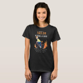 Tailor als Riding Bike Cyclist Funny T-shirt (Voorkant volledig)