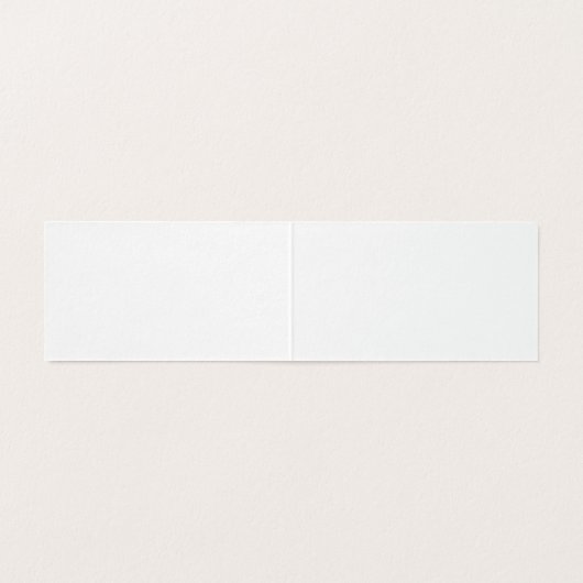 Tailor Dave Folded Horizontal Book Table Card Kaart (Binnenkant ongevouwen)