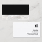 Tailor Eenvoudig Elegant Zwart Top Grunge Visitekaartje (Voorkant / Achterkant)