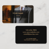 Tailor (Elegant Photo Overlay) Visitekaartje (Voorkant / Achterkant)