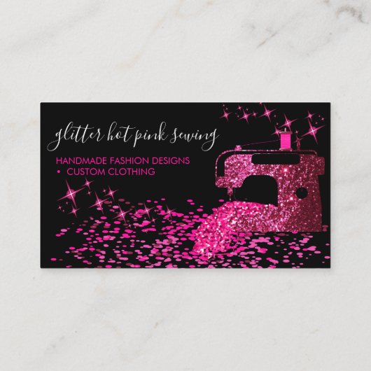 Tailor Fabric-naai van warmroze machine Visitekaartje (Achterkant)