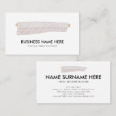 Tailor fabrics sewing quilting visitekaartje (Voorkant / Achterkant)