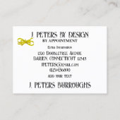 Tailor FASHION  Visitekaartje (Achterkant)