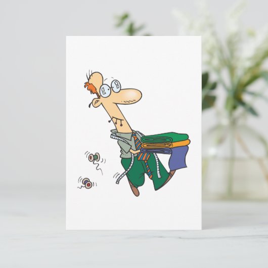 Tailor Invitations Kaart (Staand voorkant)