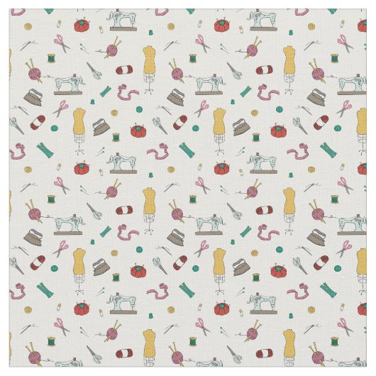 Tailor & Naaigereedschap Patroonstof Stof (Close Up)