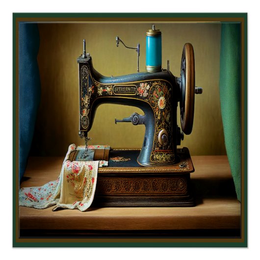 Tailor, naaister Poster Matching Visitekaartje (Voorkant)