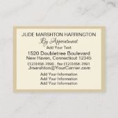 Tailor, naaister Visitekaartje (Achterkant)