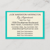 Tailor, naaister Visitekaartje (Achterkant)