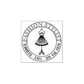 Tailor’s Mannequin Mold | Sewing & Fashion Rubberstempel (Afrduk)