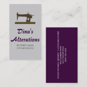Tailor Tailoring Seamstress, Tailor Visitekaartje (Voorkant / Achterkant)