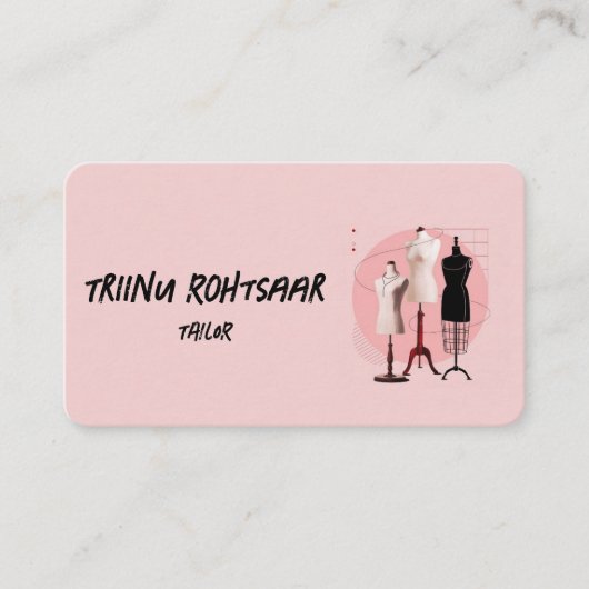 Tailor Visitekaartje (Voorkant)