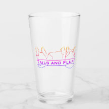 Tails en fluff kleurrijke Logo