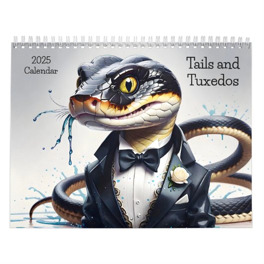 Tails en Tuxedos 2025 Calendar Classy Creatures Kalender (Hoes)