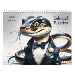 Tails en Tuxedos 2026 Calendar Classy Creatures Kalender