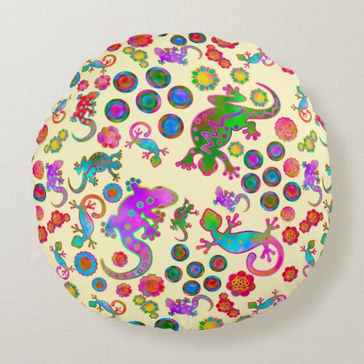 Tails from the Nursery at Sun Up Rond Kussen (Voorkant)