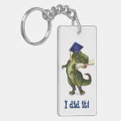 Tails TRex Dino Afstuderen Sleutelhanger (Voorkant Links)