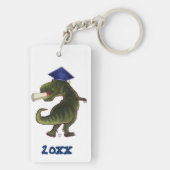 Tails TRex Dino Afstuderen Sleutelhanger (achterkant)