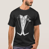 Tails Tuxedo wit Stropdas T-shirt (Voorkant)