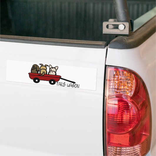 Tails Wagon Bumpersticker (Op Truck)