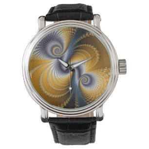 Tailspin - Fractale kunst Horloge