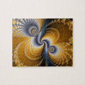 Tailspin - Fractale kunst Legpuzzel (Horizontaal)