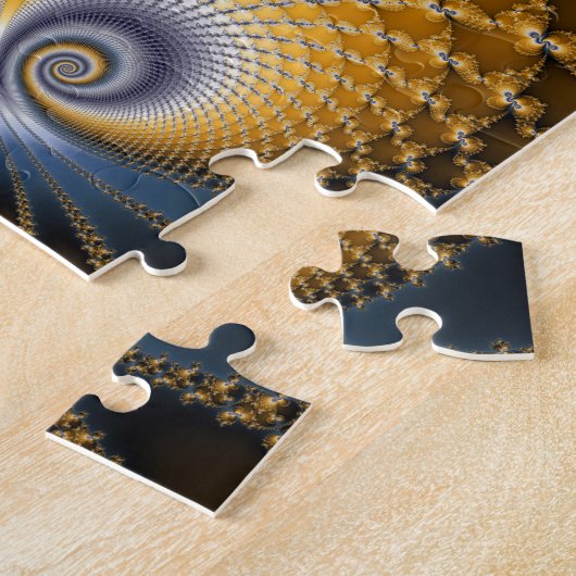 Tailspin - Fractale kunst Legpuzzel (Zijkant)