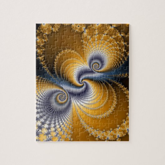 Tailspin - Fractale kunst Legpuzzel (Verticaal)