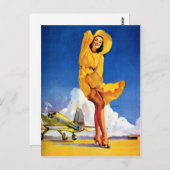 Tailwinds draaien omhoog briefkaart (Voorkant / Achterkant)