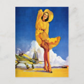 Tailwinds draaien omhoog briefkaart (Voorkant)