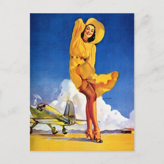 Tailwinds draaien omhoog briefkaart (Voorkant)