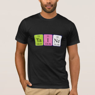 Taine periodiek tabelnaam shirt