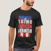 Taino-Afrikaanse Spaanse rots Spanje Spispanische  T-shirt (Voorkant)
