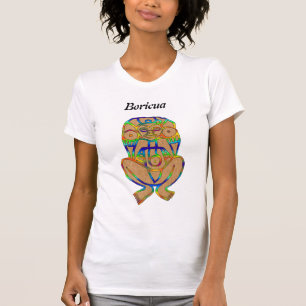 Taíno Atabey godin Boricua T-Shirt