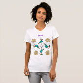 Taíno Bird vierkant T-shirt (Voorkant volledig)