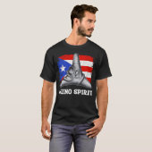 Taino Boricua Cemi symbool T-shirt (Voorkant volledig)