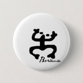 Taino Coqui Ronde Button 5,7 Cm (Voorkant)