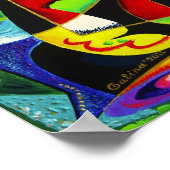 Taino Dance, Puerto Rico Art Poster (Hoek)