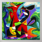 Taino Dance, Puerto Rico Art Poster (Voorkant)