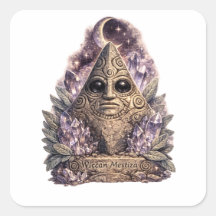Taíno-Geïnspireerde Driehoekige Cemí Mystieke Wicc