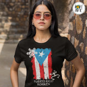 Taino Heritage Puerto Rico Vlag T-shirt