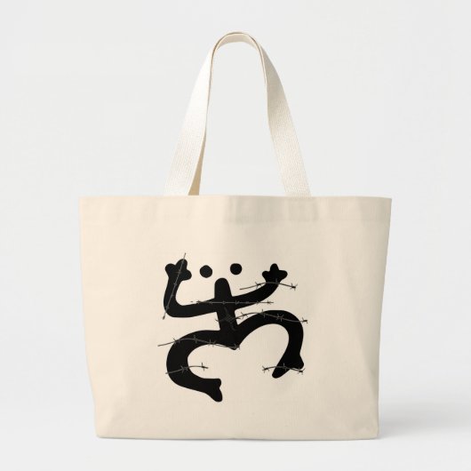 Taino Nativo Grote Tote Bag (Voorkant)