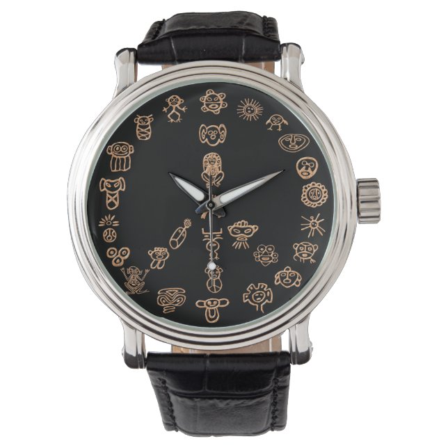 Taino Peace Horloge (Voorkant)